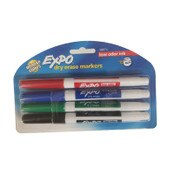 Expo Assorted Color 4-Pack Dry Erase Markers (Fine Point)